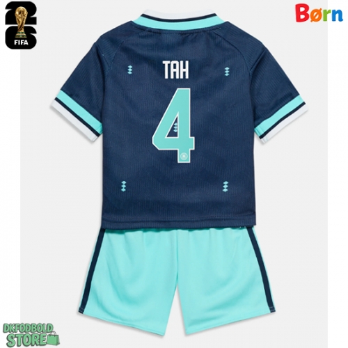 Tyskland Jonathan Tah #4 Replika Babytøj Udebanesæt Børn VM 2026 Kortærmet (+ Korte bukser)